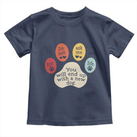 Do Not Ask Me For Life Advice Toddler T Shirt Funny Sarcastic Dog Lover Gift