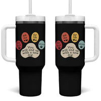 Do Not Ask Me For Life Advice Tumbler With Handle Funny Sarcastic Dog Lover Gift