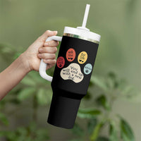 Do Not Ask Me For Life Advice Tumbler With Handle Funny Sarcastic Dog Lover Gift