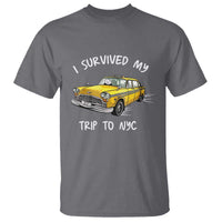 I Survived My Trip to NYC T Shirt Funny New York City Yellow Taxi Meme