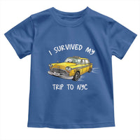 I Survived My Trip to NYC Toddler T Shirt Funny New York City Yellow Taxi Meme