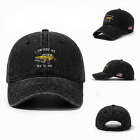I Survived My Trip to NYC Washed Cotton Baseball Cap Funny New York City Yellow Taxi Meme