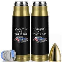I Survived My Trip to NYC Bullet Tumbler Funny New York City USA Flag Taxi Meme