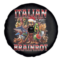 Italian Brainrot Christmas Meme Spare Tire Cover Funny Brain Rot Gen Z Meme - Wonder Print Shop
