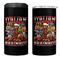 Italian Brainrot Christmas Meme 4 in 1 Can Cooler Tumbler Funny Brain Rot Gen Z Meme - Wonder Print Shop