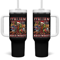 Italian Brainrot Christmas Meme Tumbler With Handle Funny Brain Rot Gen Z Meme - Wonder Print Shop