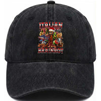 Italian Brainrot Christmas Meme Washed Cotton Baseball Cap Funny Brain Rot Gen Z Meme