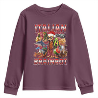 Italian Brainrot Christmas Meme Youth Sweatshirt Funny Brain Rot Gen Z Meme - Wonder Print Shop