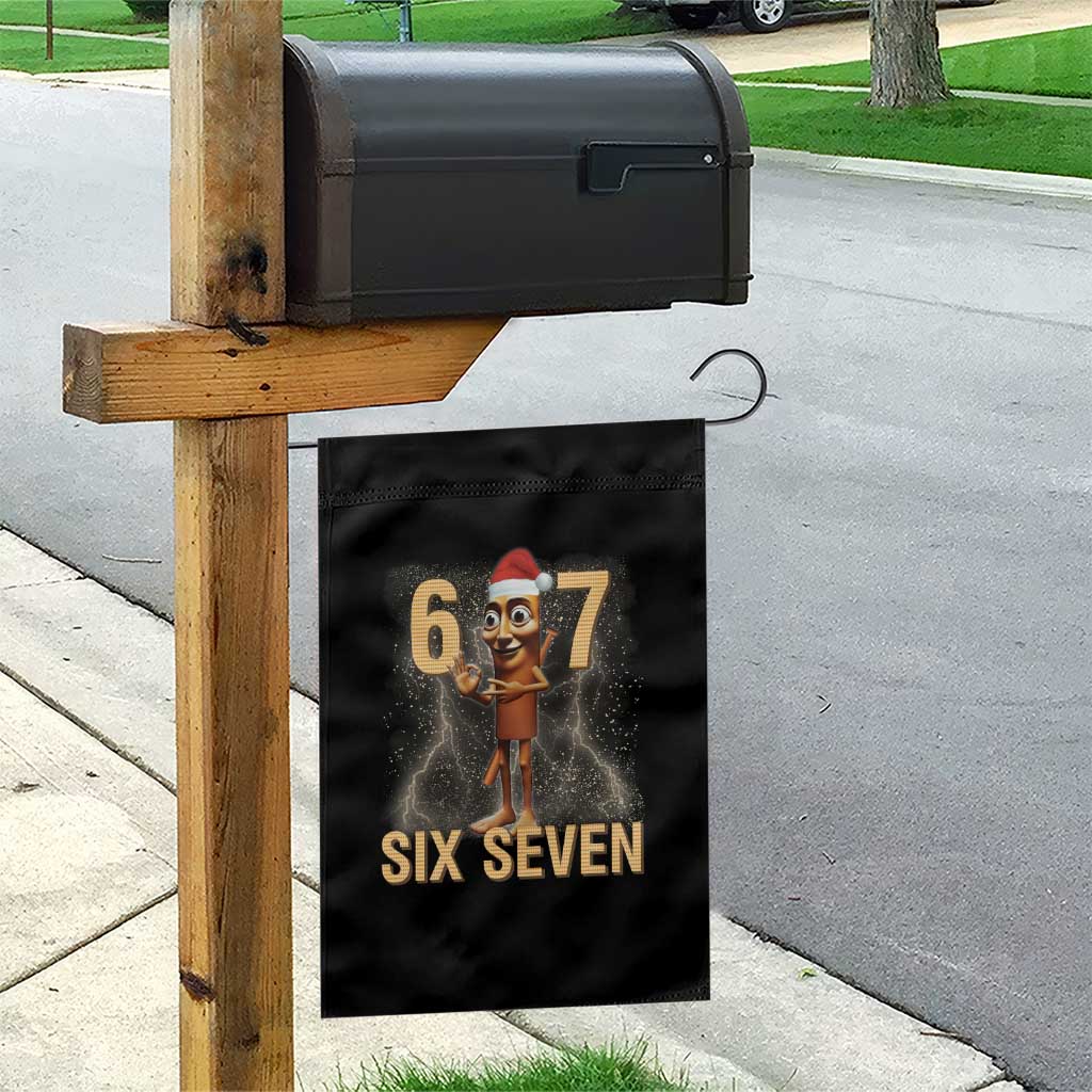 67 Six Seven Italian Brainrot Meme Garden Flag Funny Tung Tung Tung Sahur Christmas - Wonder Print Shop