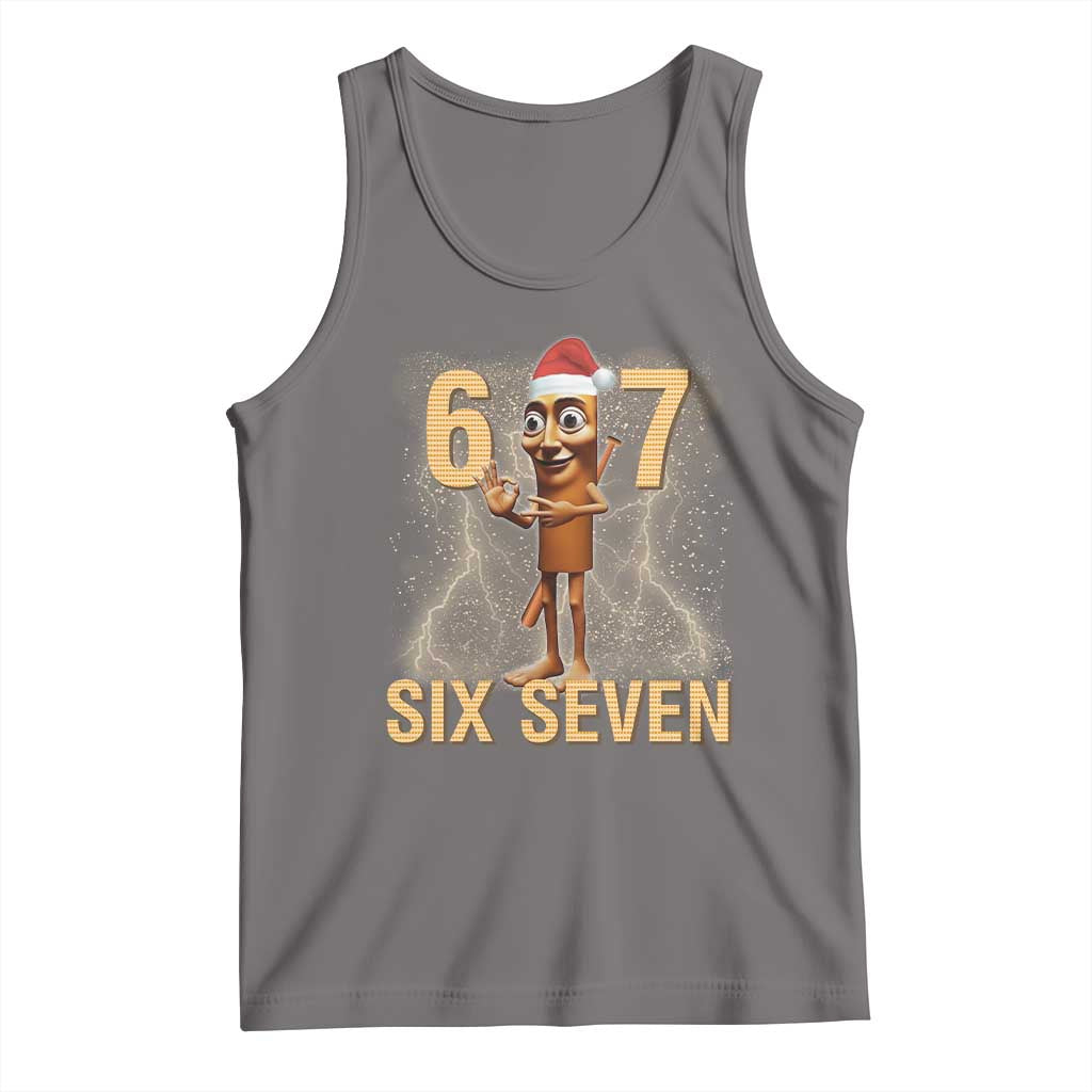 67 Six Seven Italian Brainrot Meme Tank Top Funny Tung Tung Tung Sahur Christmas - Wonder Print Shop