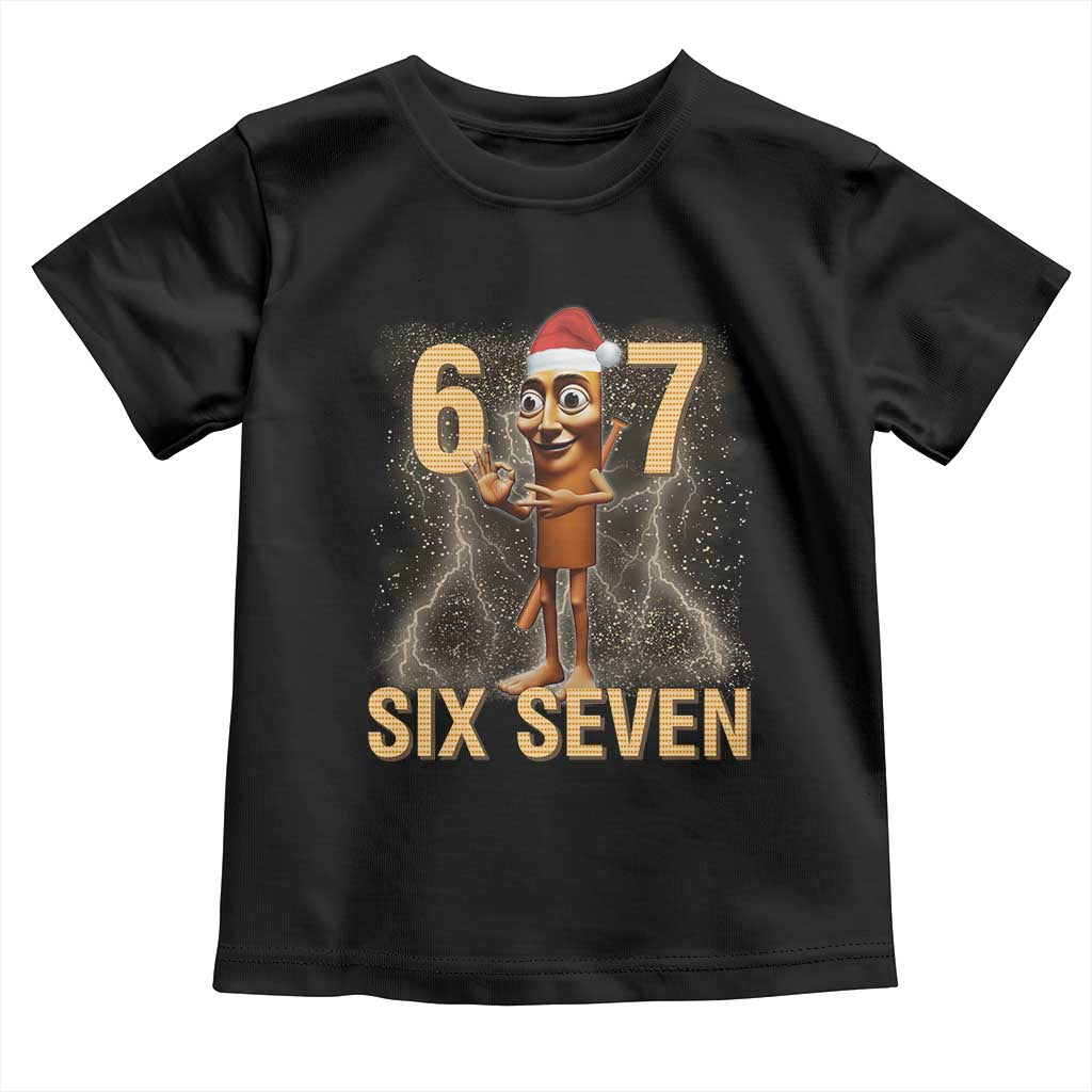 67 Six Seven Italian Brainrot Meme Toddler T Shirt Funny Tung Tung Tung Sahur Christmas - Wonder Print Shop