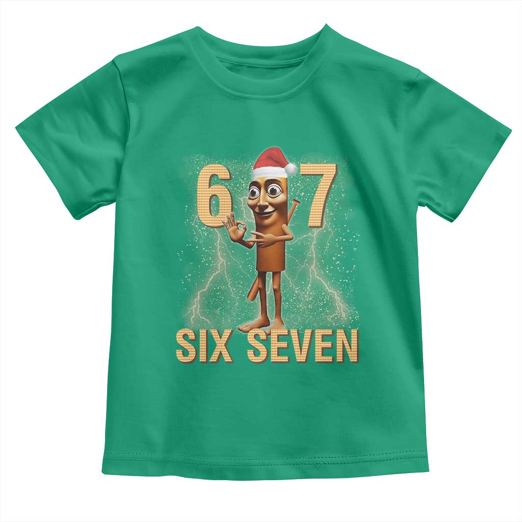 67 Six Seven Italian Brainrot Meme Toddler T Shirt Funny Tung Tung Tung Sahur Christmas - Wonder Print Shop