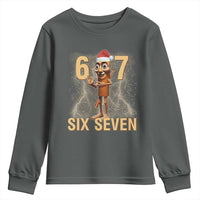 67 Six Seven Italian Brainrot Meme Youth Sweatshirt Funny Tung Tung Tung Sahur Christmas - Wonder Print Shop