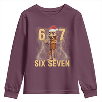 67 Six Seven Italian Brainrot Meme Youth Sweatshirt Funny Tung Tung Tung Sahur Christmas - Wonder Print Shop