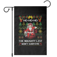 Nakatomi Plaza Christmas Garden Flag Funny Santa Gun Cosplay Xmas - Wonder Print Shop