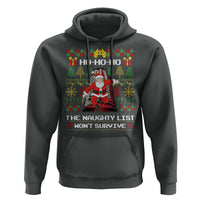 Nakatomi Plaza Christmas Hoodie Funny Santa Gun Cosplay Xmas - Wonder Print Shop