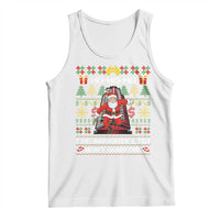 Nakatomi Plaza Christmas Tank Top Funny Santa Gun Cosplay Xmas - Wonder Print Shop