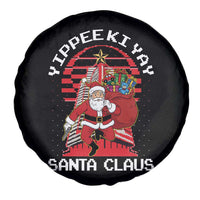 Nakatomi Plaza Christmas Spare Tire Cover Yippee Ki Yay Santa Claus - Wonder Print Shop