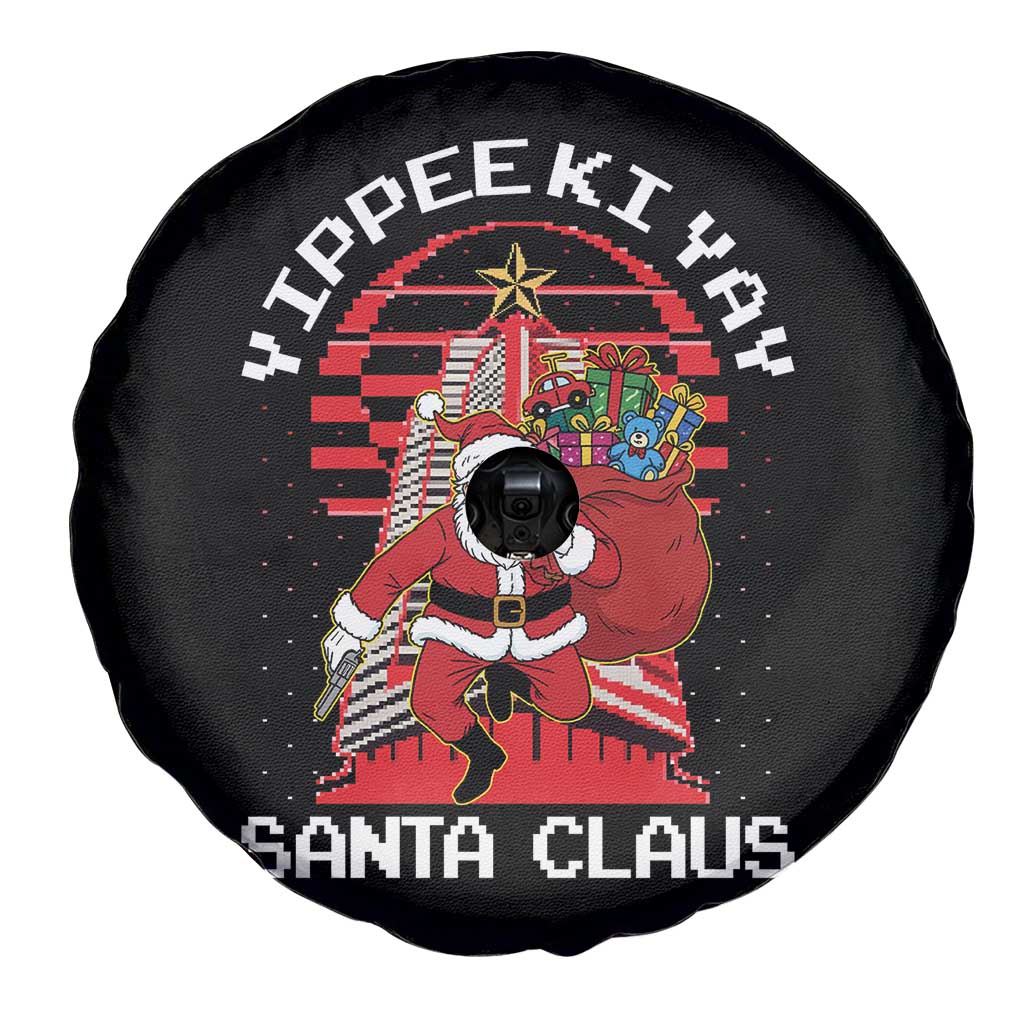 Nakatomi Plaza Christmas Spare Tire Cover Yippee Ki Yay Santa Claus - Wonder Print Shop
