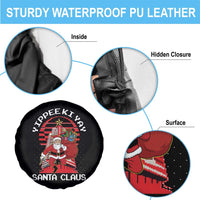 Nakatomi Plaza Christmas Spare Tire Cover Yippee Ki Yay Santa Claus - Wonder Print Shop