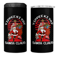 Nakatomi Plaza Christmas 4 in 1 Can Cooler Tumbler Yippee Ki Yay Santa Claus - Wonder Print Shop