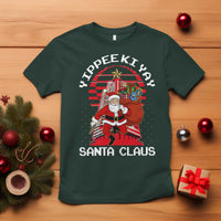 Nakatomi Plaza Christmas T Shirt Yippee Ki Yay Santa Claus - Wonder Print Shop