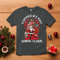 Nakatomi Plaza Christmas T Shirt Yippee Ki Yay Santa Claus - Wonder Print Shop