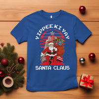 Nakatomi Plaza Christmas T Shirt Yippee Ki Yay Santa Claus - Wonder Print Shop