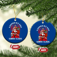 Nakatomi Plaza Christmas Ceramic Ornament Yippee Ki Yay Santa Claus - Wonder Print Shop