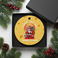 Nakatomi Plaza Christmas Ceramic Ornament Yippee Ki Yay Santa Claus - Wonder Print Shop