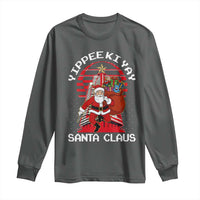Nakatomi Plaza Christmas Long Sleeve Shirt Yippee Ki Yay Santa Claus - Wonder Print Shop