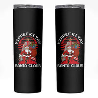 Nakatomi Plaza Christmas Skinny Tumbler Yippee Ki Yay Santa Claus - Wonder Print Shop