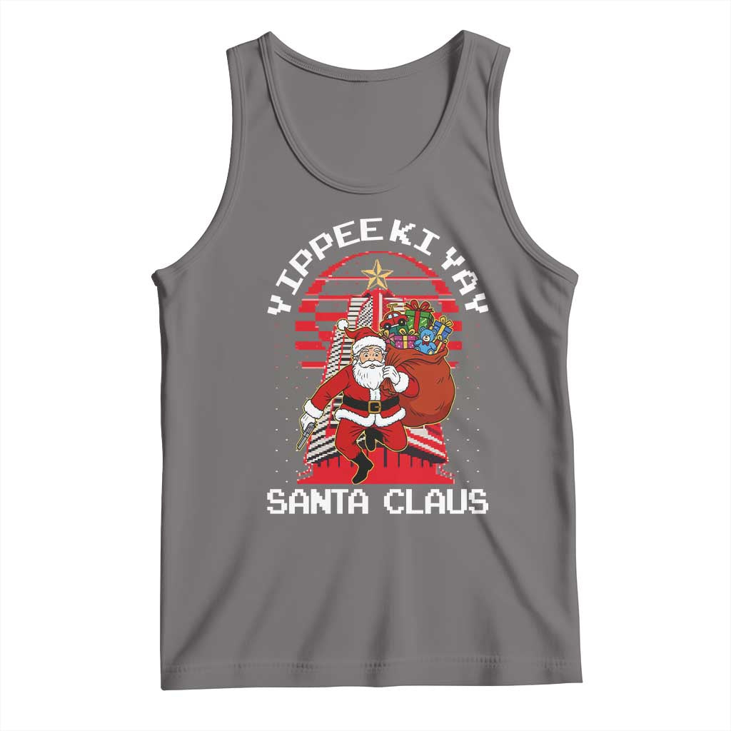 Nakatomi Plaza Christmas Tank Top Yippee Ki Yay Santa Claus - Wonder Print Shop