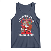 Nakatomi Plaza Christmas Tank Top Yippee Ki Yay Santa Claus - Wonder Print Shop