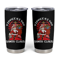 Nakatomi Plaza Christmas Tumbler Cup Yippee Ki Yay Santa Claus - Wonder Print Shop