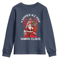 Nakatomi Plaza Christmas Youth Sweatshirt Yippee Ki Yay Santa Claus - Wonder Print Shop