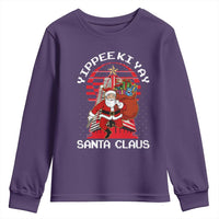 Nakatomi Plaza Christmas Youth Sweatshirt Yippee Ki Yay Santa Claus - Wonder Print Shop