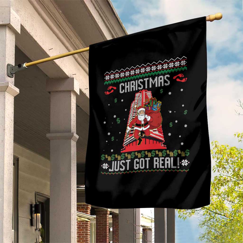 Nakatomi Plaza Christmas Garden Flag Just Got Real - Wonder Print Shop