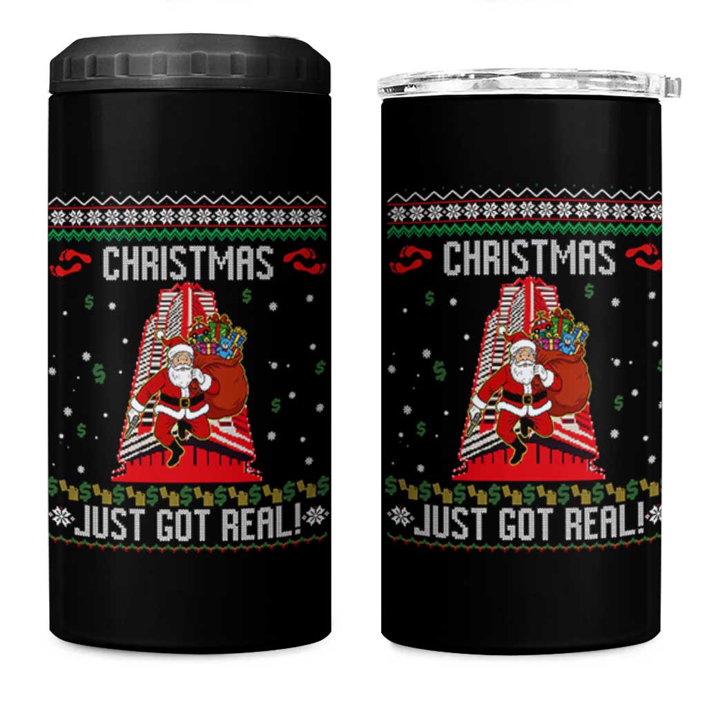 Nakatomi Plaza Christmas 4 in 1 Can Cooler Tumbler Just Got Real - Wonder Print Shop