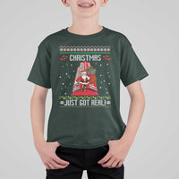 Nakatomi Plaza Christmas T Shirt For Kid Just Got Real - Wonder Print Shop