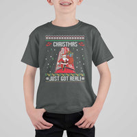 Nakatomi Plaza Christmas T Shirt For Kid Just Got Real - Wonder Print Shop