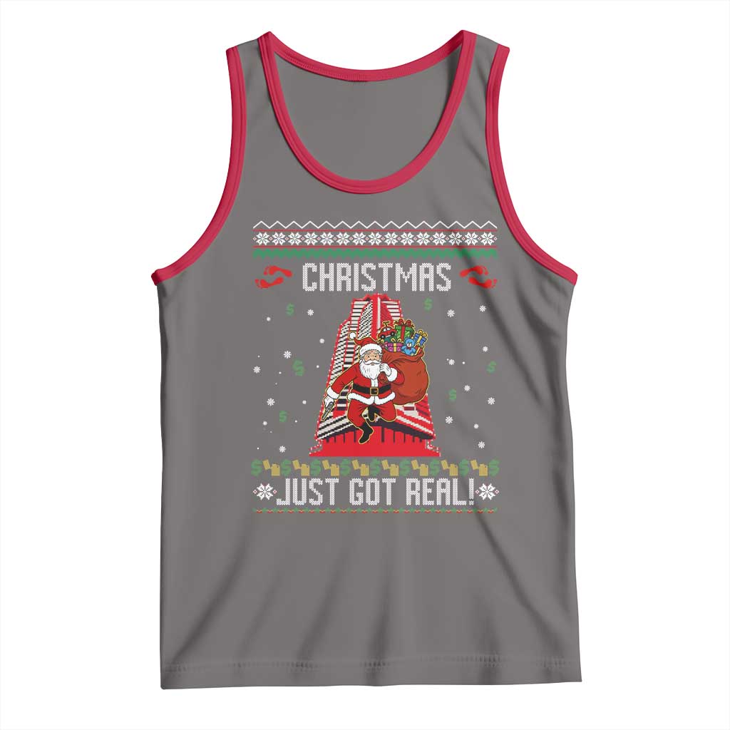 Nakatomi Plaza Christmas Tank Top Just Got Real - Wonder Print Shop