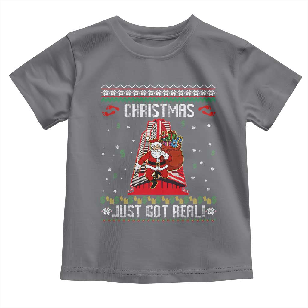 Nakatomi Plaza Christmas Toddler T Shirt Just Got Real - Wonder Print Shop