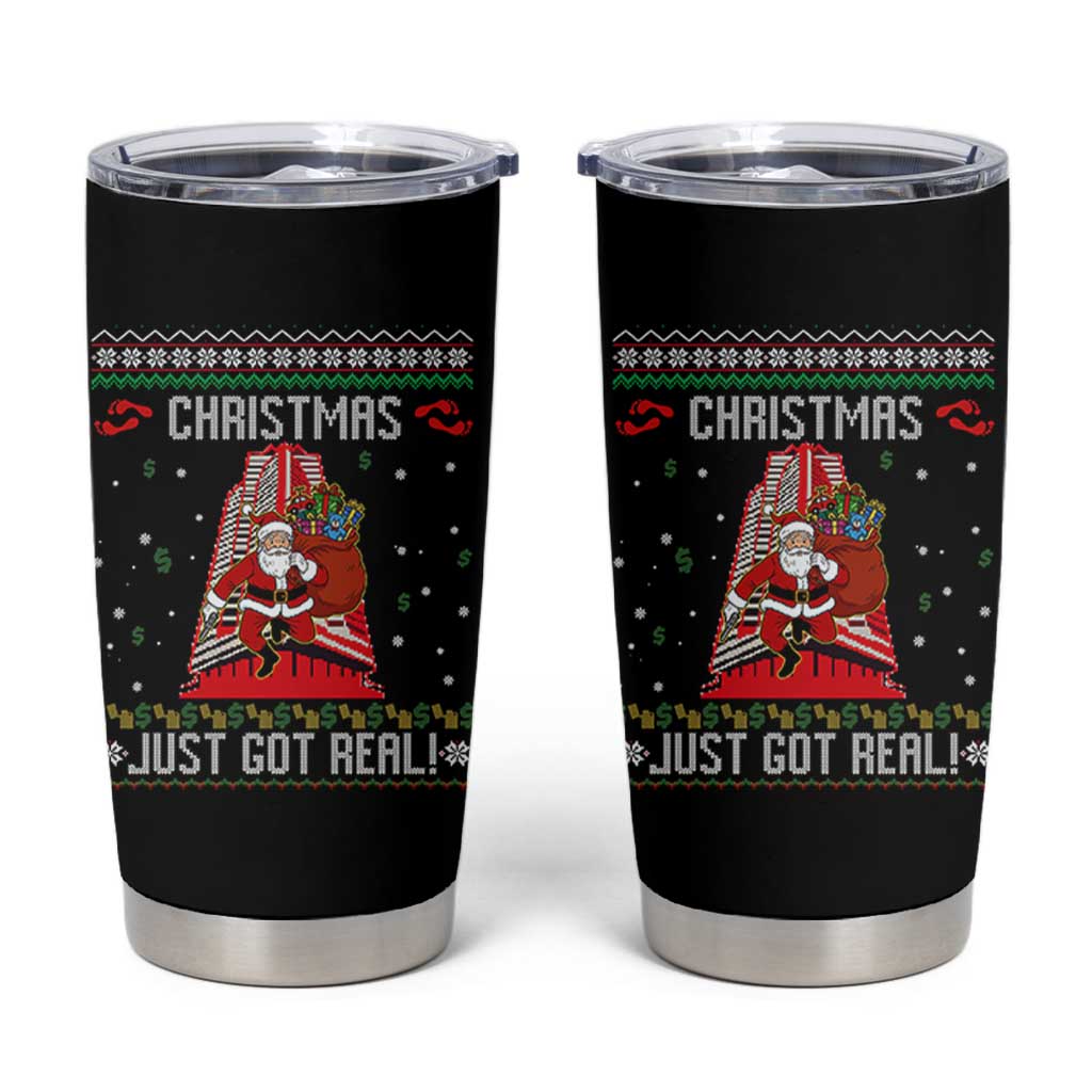 Nakatomi Plaza Christmas Tumbler Cup Just Got Real - Wonder Print Shop