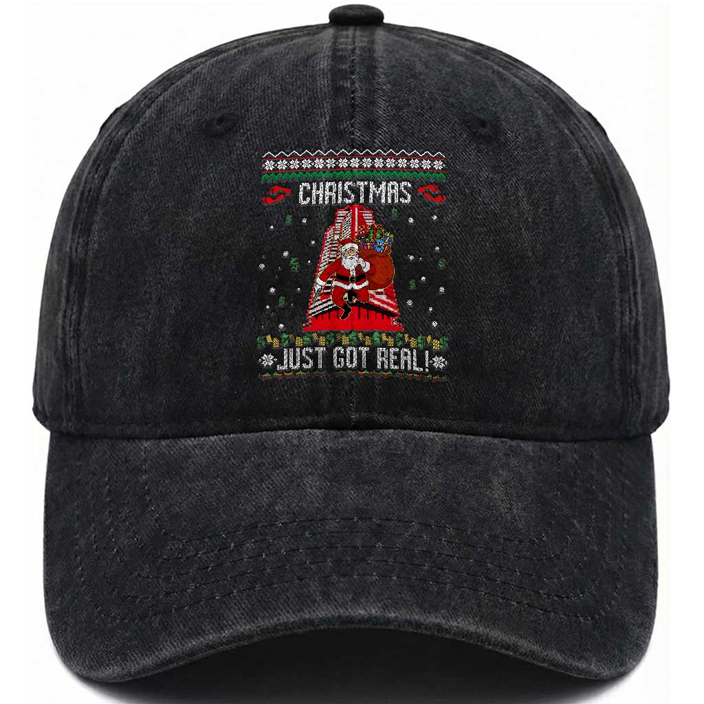 Nakatomi Plaza Christmas Washed Cotton Baseball Cap Just Got Real