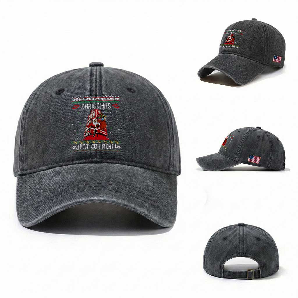 Nakatomi Plaza Christmas Washed Cotton Baseball Cap Just Got Real