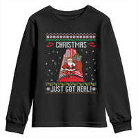 Nakatomi Plaza Christmas Youth Sweatshirt Just Got Real - Wonder Print Shop