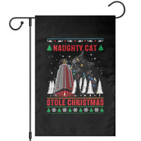 Nakatomi Plaza Christmas Garden Flag Funny Catzilla Monster Xmas - Wonder Print Shop