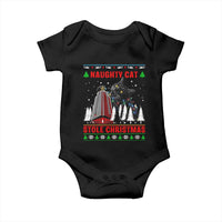 Nakatomi Plaza Christmas Baby Onesie Funny Catzilla Monster Xmas - Wonder Print Shop