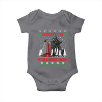 Nakatomi Plaza Christmas Baby Onesie Funny Catzilla Monster Xmas - Wonder Print Shop